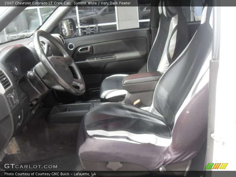 Summit White / Very Dark Pewter 2007 Chevrolet Colorado LT Crew Cab
