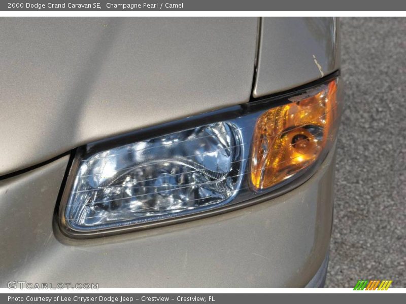 Champagne Pearl / Camel 2000 Dodge Grand Caravan SE