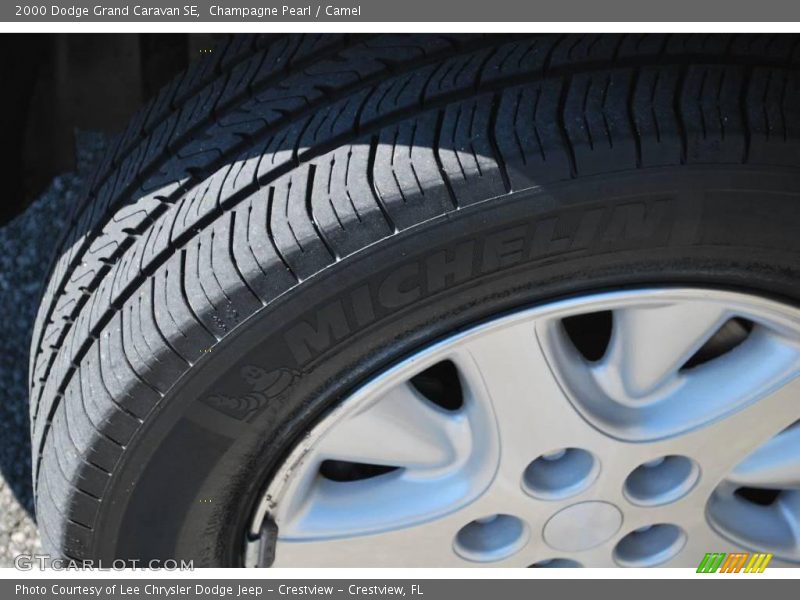 Champagne Pearl / Camel 2000 Dodge Grand Caravan SE