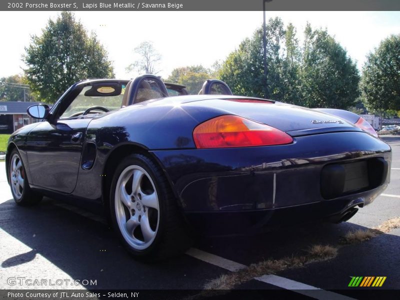 Lapis Blue Metallic / Savanna Beige 2002 Porsche Boxster S