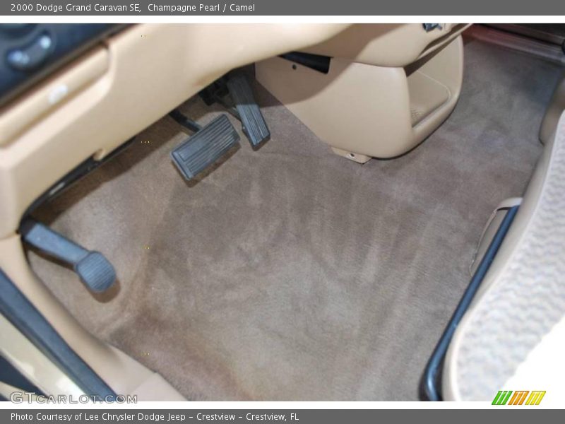 Champagne Pearl / Camel 2000 Dodge Grand Caravan SE