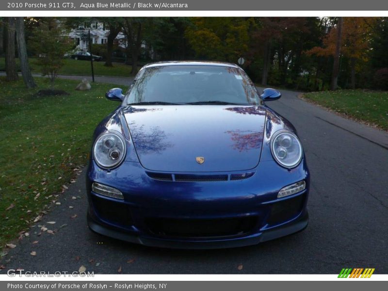 Aqua Blue Metallic / Black w/Alcantara 2010 Porsche 911 GT3