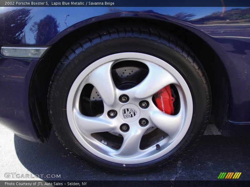 Lapis Blue Metallic / Savanna Beige 2002 Porsche Boxster S