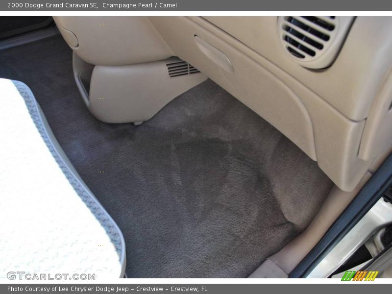 Champagne Pearl / Camel 2000 Dodge Grand Caravan SE