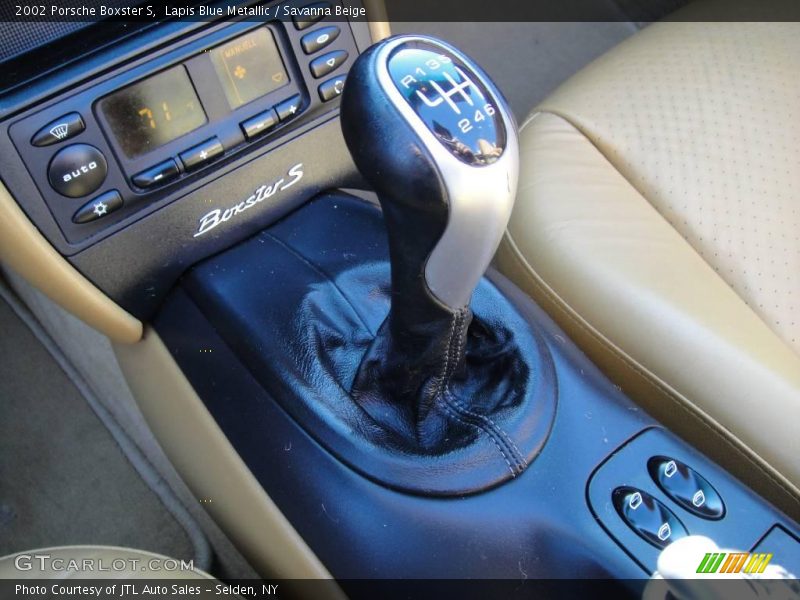 Lapis Blue Metallic / Savanna Beige 2002 Porsche Boxster S