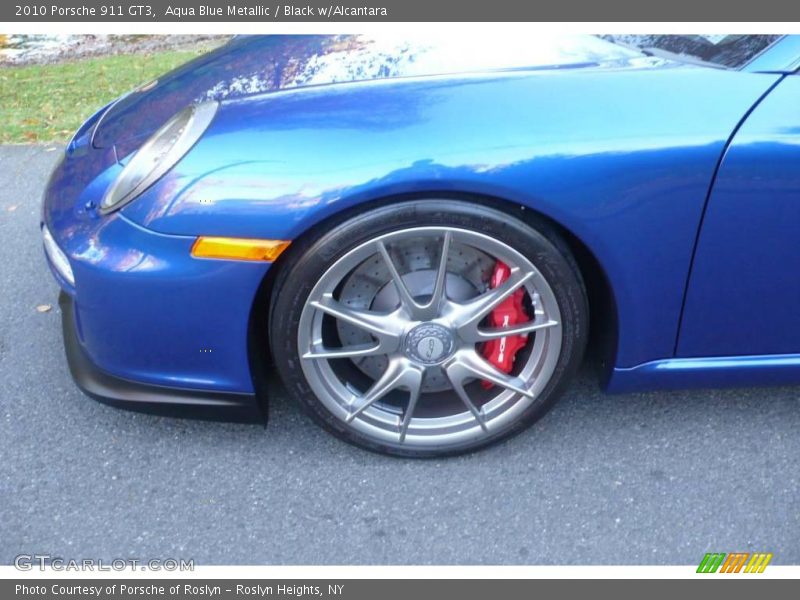 Aqua Blue Metallic / Black w/Alcantara 2010 Porsche 911 GT3