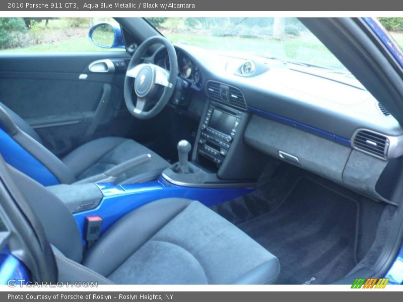 Aqua Blue Metallic / Black w/Alcantara 2010 Porsche 911 GT3