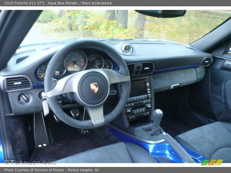 Aqua Blue Metallic / Black w/Alcantara 2010 Porsche 911 GT3