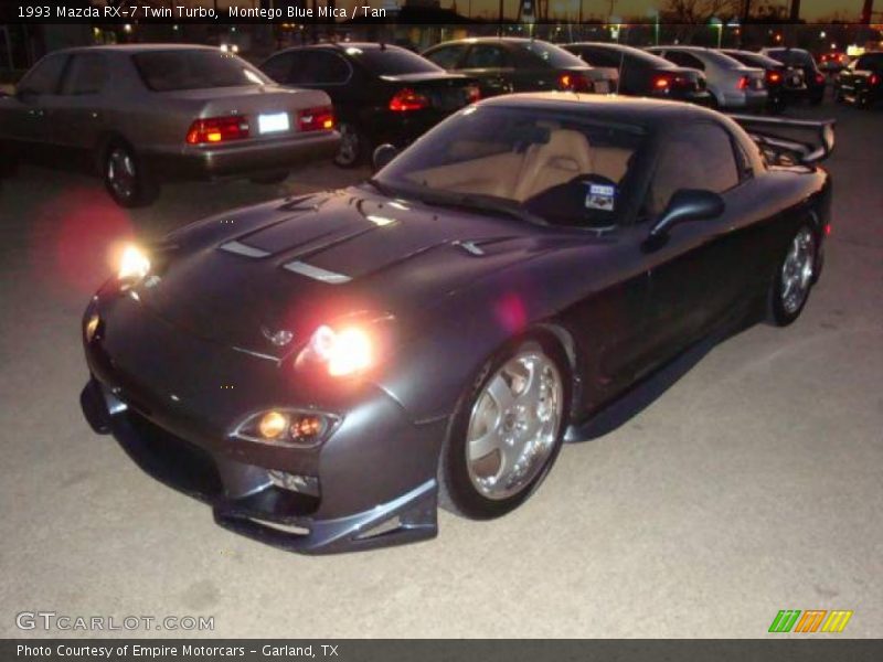 Montego Blue Mica / Tan 1993 Mazda RX-7 Twin Turbo