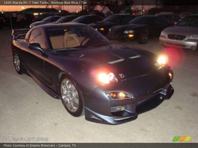 Montego Blue Mica / Tan 1993 Mazda RX-7 Twin Turbo
