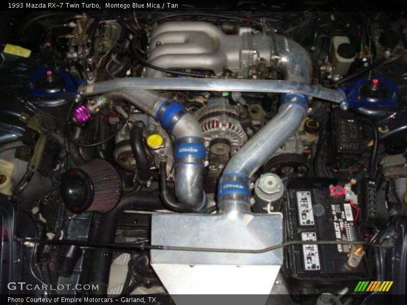 Montego Blue Mica / Tan 1993 Mazda RX-7 Twin Turbo