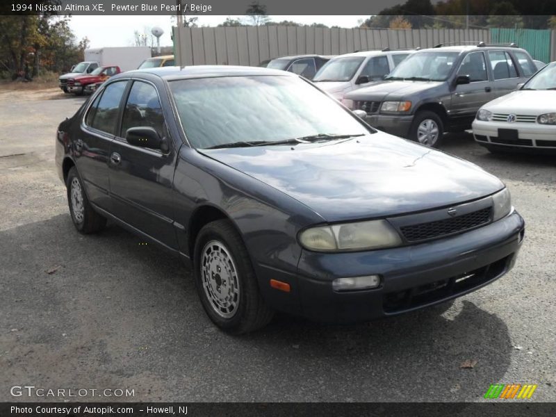 Pewter Blue Pearl / Beige 1994 Nissan Altima XE