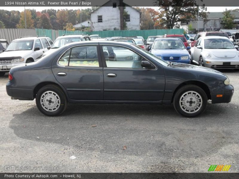 Pewter Blue Pearl / Beige 1994 Nissan Altima XE