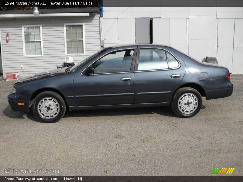 Pewter Blue Pearl / Beige 1994 Nissan Altima XE