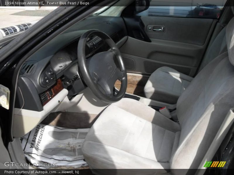 Pewter Blue Pearl / Beige 1994 Nissan Altima XE
