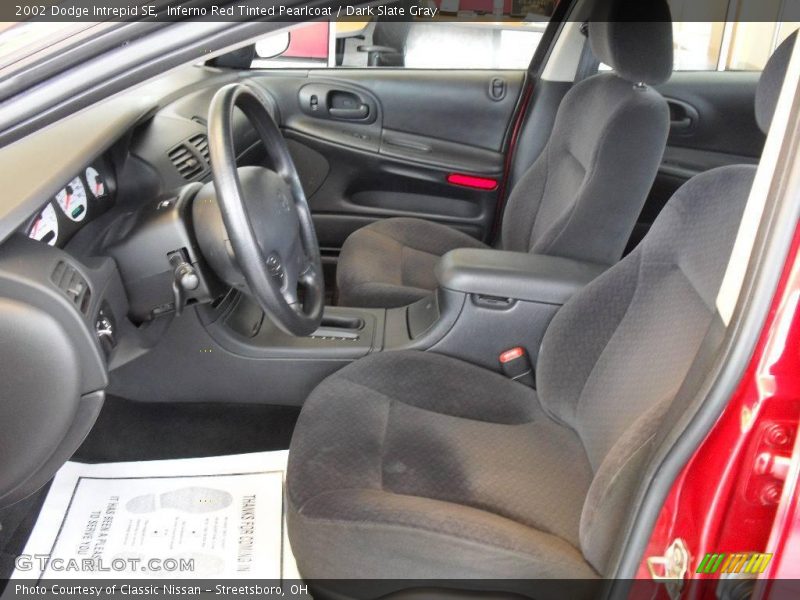 Inferno Red Tinted Pearlcoat / Dark Slate Gray 2002 Dodge Intrepid SE