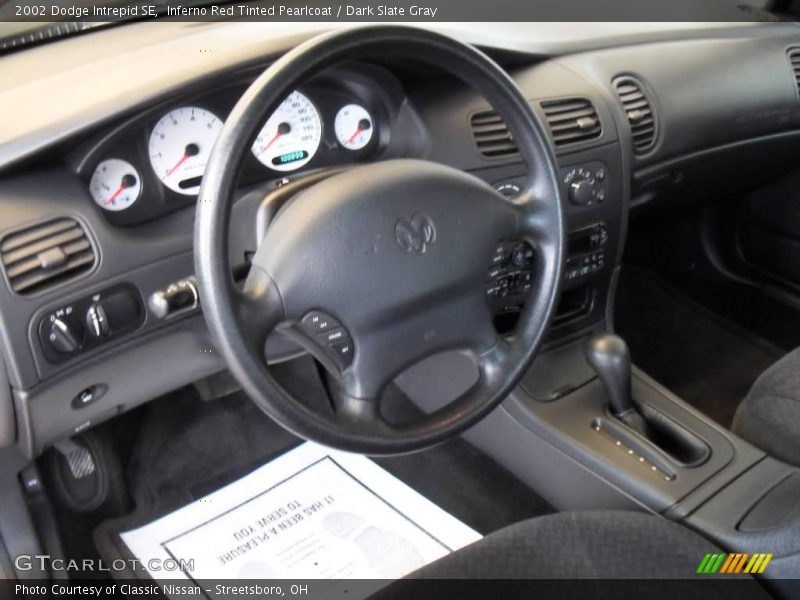 Inferno Red Tinted Pearlcoat / Dark Slate Gray 2002 Dodge Intrepid SE