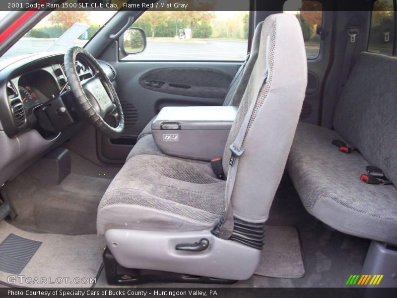 Flame Red / Mist Gray 2001 Dodge Ram 1500 SLT Club Cab