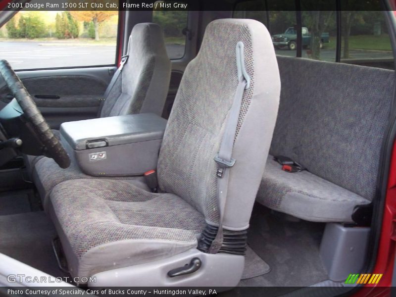 Flame Red / Mist Gray 2001 Dodge Ram 1500 SLT Club Cab