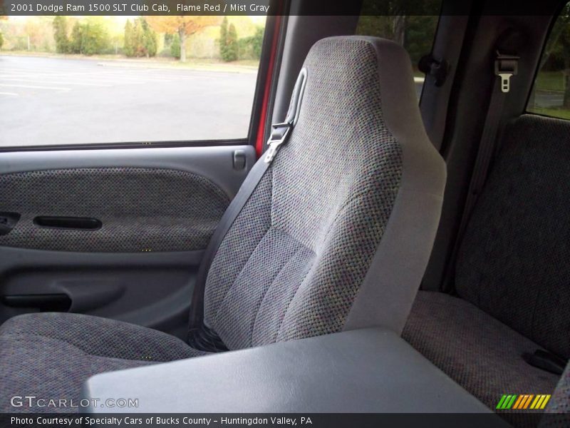 Flame Red / Mist Gray 2001 Dodge Ram 1500 SLT Club Cab