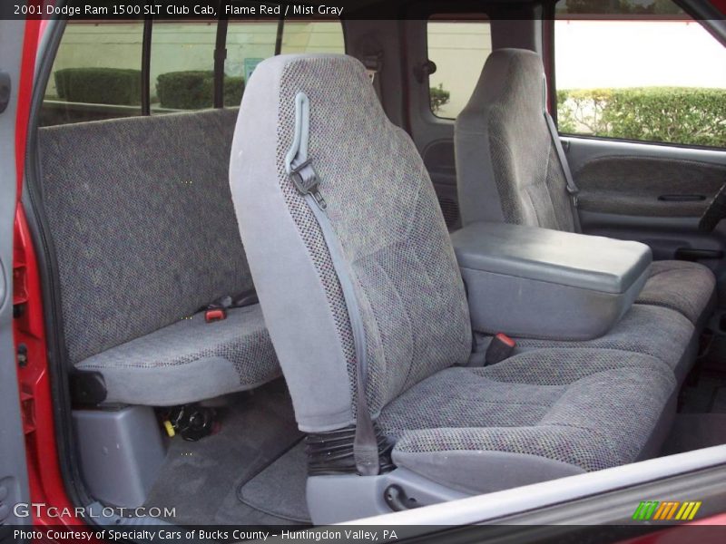 Flame Red / Mist Gray 2001 Dodge Ram 1500 SLT Club Cab