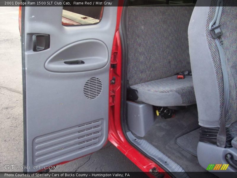 Flame Red / Mist Gray 2001 Dodge Ram 1500 SLT Club Cab