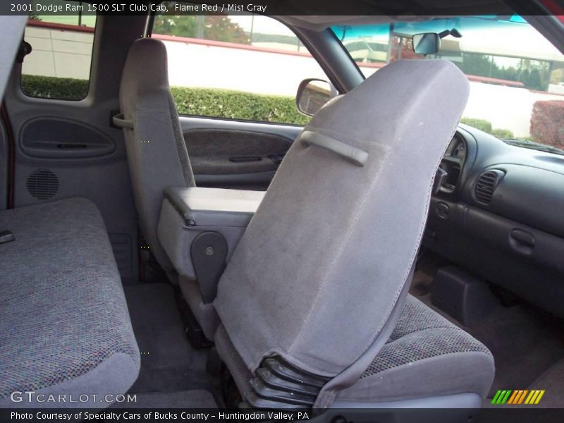 Flame Red / Mist Gray 2001 Dodge Ram 1500 SLT Club Cab