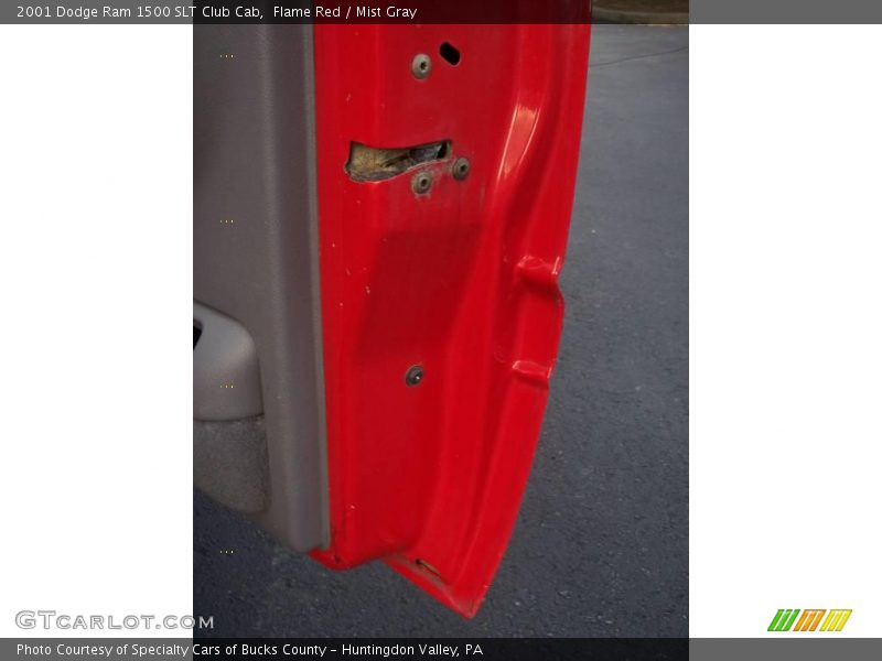 Flame Red / Mist Gray 2001 Dodge Ram 1500 SLT Club Cab