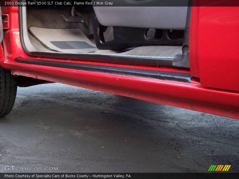 Flame Red / Mist Gray 2001 Dodge Ram 1500 SLT Club Cab