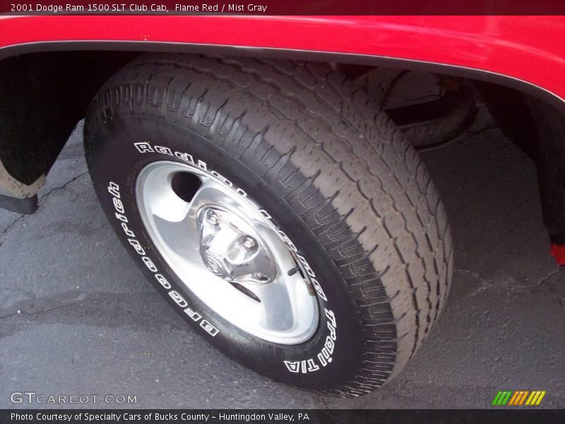 Flame Red / Mist Gray 2001 Dodge Ram 1500 SLT Club Cab