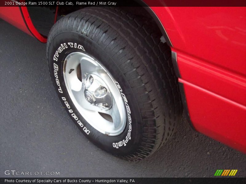 Flame Red / Mist Gray 2001 Dodge Ram 1500 SLT Club Cab