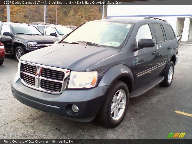 Steel Blue Metallic / Dark Slate Gray/Light Slate Gray 2007 Dodge Durango SLT 4x4