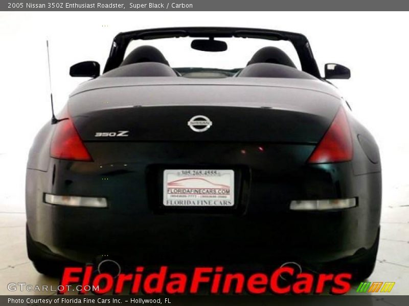 Super Black / Carbon 2005 Nissan 350Z Enthusiast Roadster