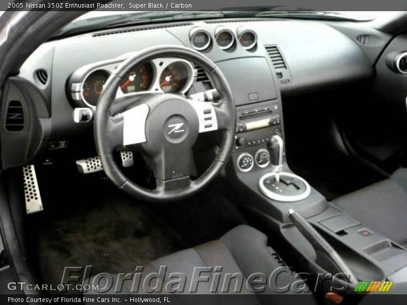 Super Black / Carbon 2005 Nissan 350Z Enthusiast Roadster