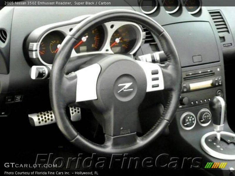 Super Black / Carbon 2005 Nissan 350Z Enthusiast Roadster