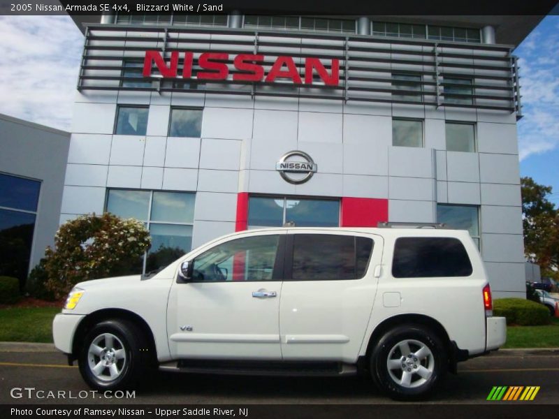Blizzard White / Sand 2005 Nissan Armada SE 4x4