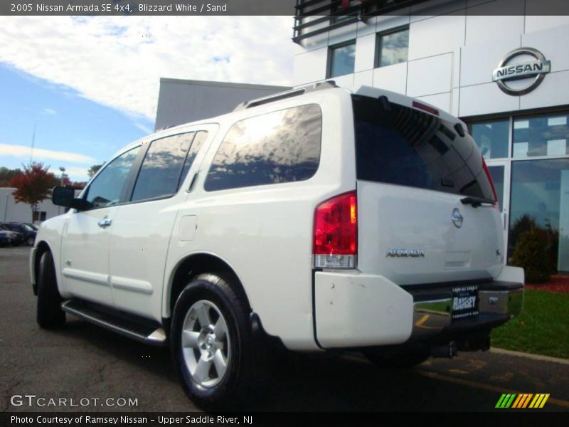 Blizzard White / Sand 2005 Nissan Armada SE 4x4