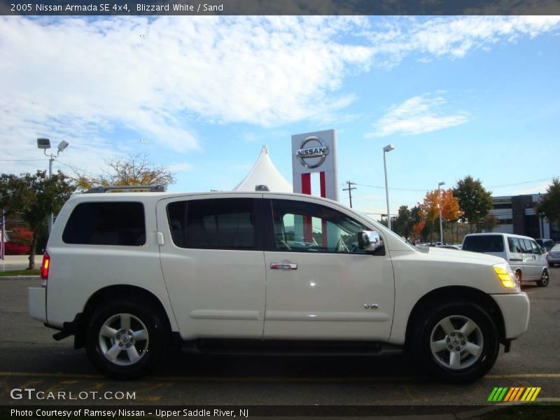 Blizzard White / Sand 2005 Nissan Armada SE 4x4