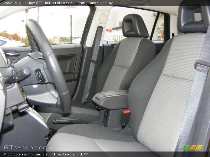 Brilliant Black Crystal Pearl / Dark Slate Gray 2008 Dodge Caliber R/T