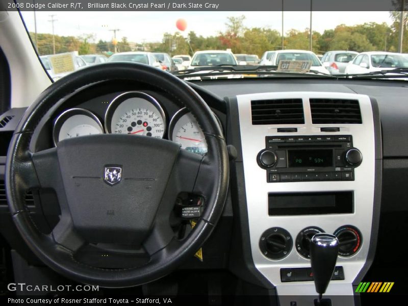 Brilliant Black Crystal Pearl / Dark Slate Gray 2008 Dodge Caliber R/T