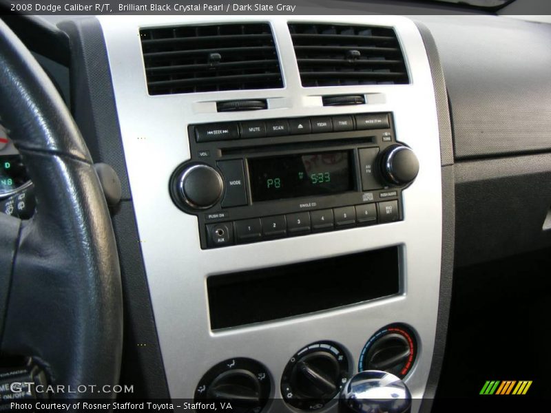 Brilliant Black Crystal Pearl / Dark Slate Gray 2008 Dodge Caliber R/T