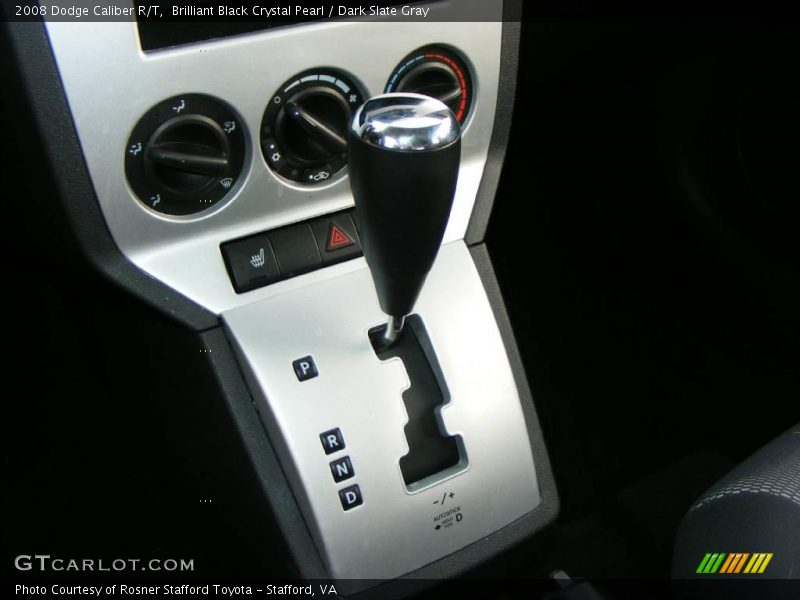 Brilliant Black Crystal Pearl / Dark Slate Gray 2008 Dodge Caliber R/T