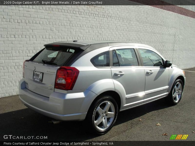 Bright Silver Metallic / Dark Slate Gray/Red 2009 Dodge Caliber R/T