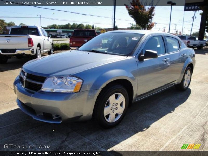Silver Steel Metallic / Dark Slate Gray 2010 Dodge Avenger SXT