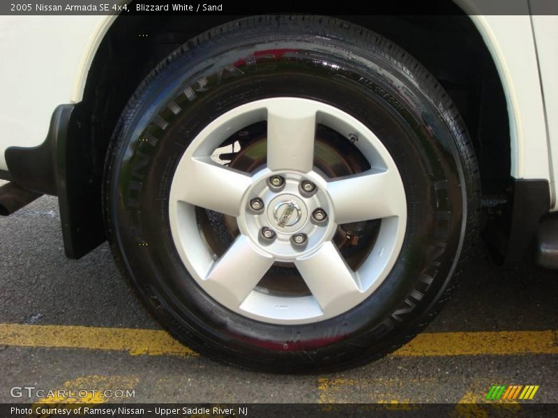 Blizzard White / Sand 2005 Nissan Armada SE 4x4