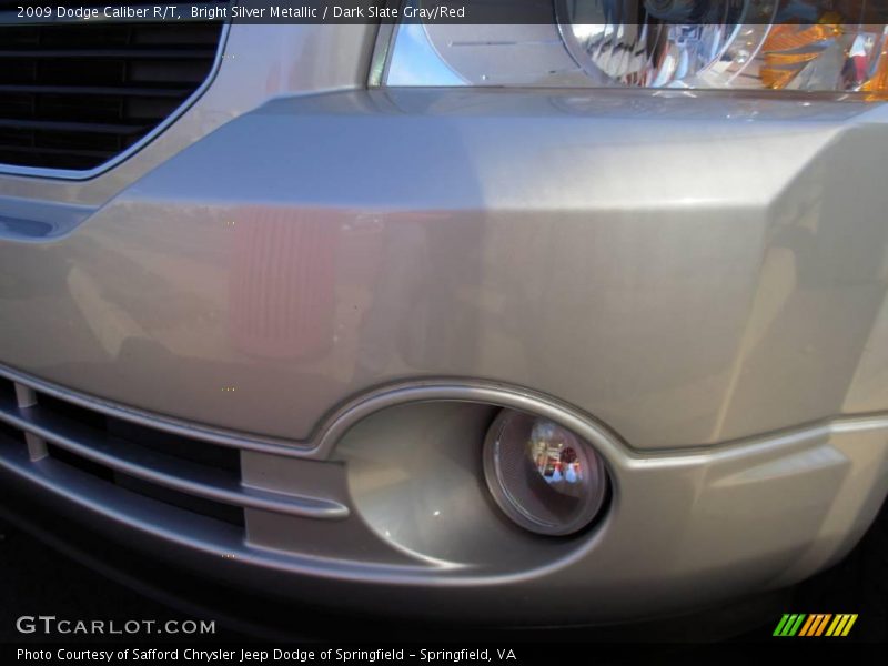 Bright Silver Metallic / Dark Slate Gray/Red 2009 Dodge Caliber R/T
