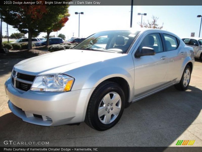 Bright Silver Metallic / Dark Slate Gray 2010 Dodge Avenger SXT