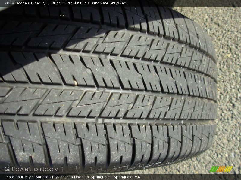 Bright Silver Metallic / Dark Slate Gray/Red 2009 Dodge Caliber R/T