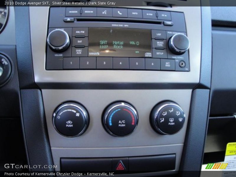 Silver Steel Metallic / Dark Slate Gray 2010 Dodge Avenger SXT