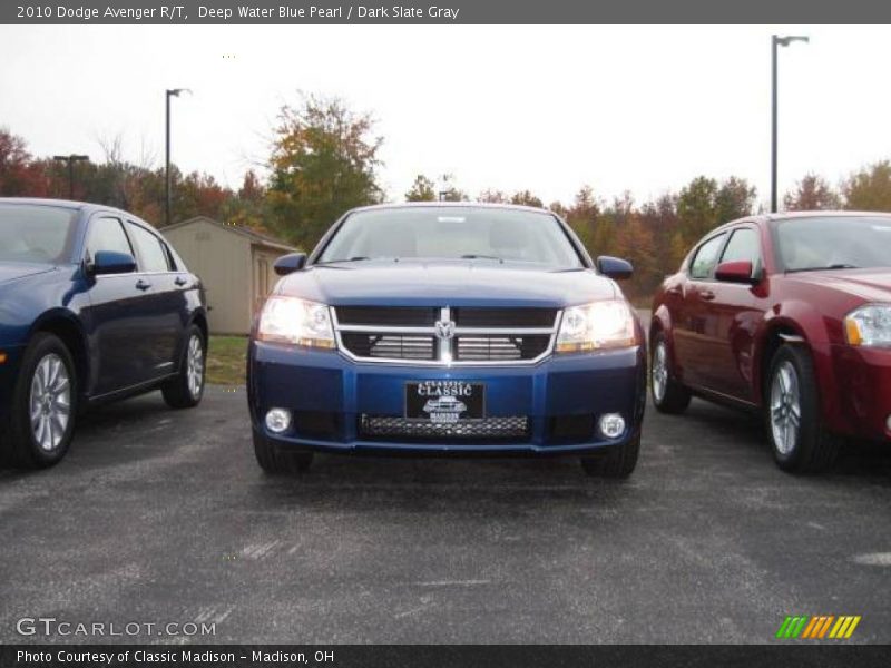 Deep Water Blue Pearl / Dark Slate Gray 2010 Dodge Avenger R/T